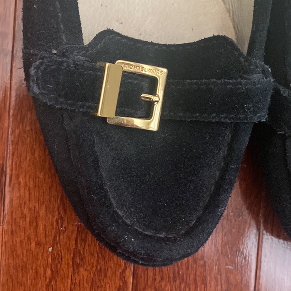 MICHAEL Michael Kors Black Suede Loafers - Picture 2 of 10